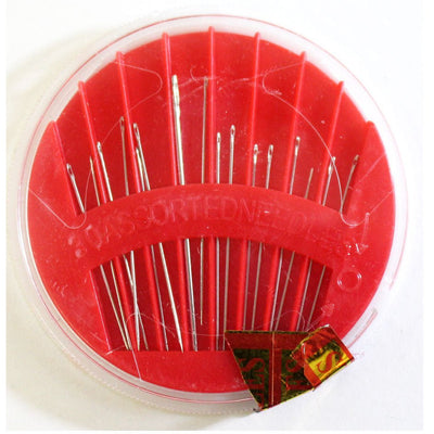 Travel Sewing Kit With Folding Scissors, Sewing Needles, Thread Selection & Tape Measure - TZ-TZ45-SEWF-YW - ToolUSA