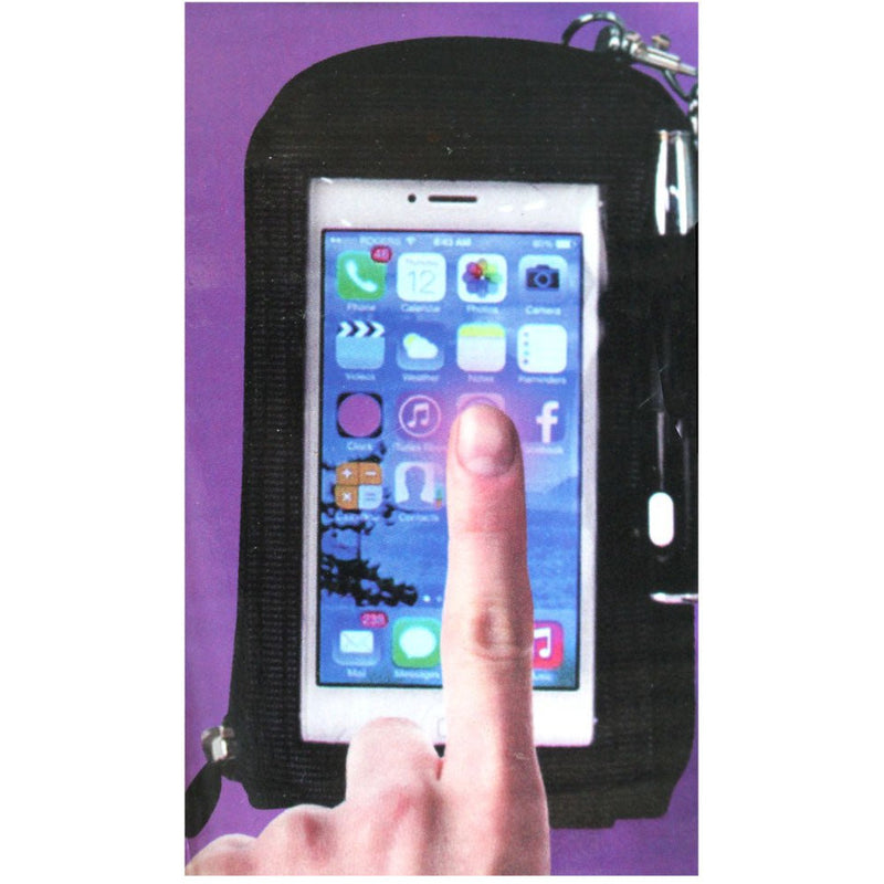 Traveler's Portable Phone & Credit Card Purse - PURSE-PHO-YX - ToolUSA