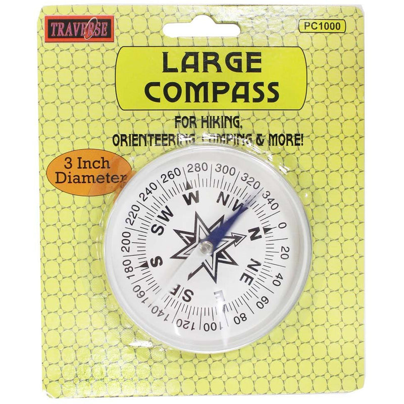 TRAVERSE: 3 Inch Diameter Easy To Read Compass - PC-61000 - ToolUSA