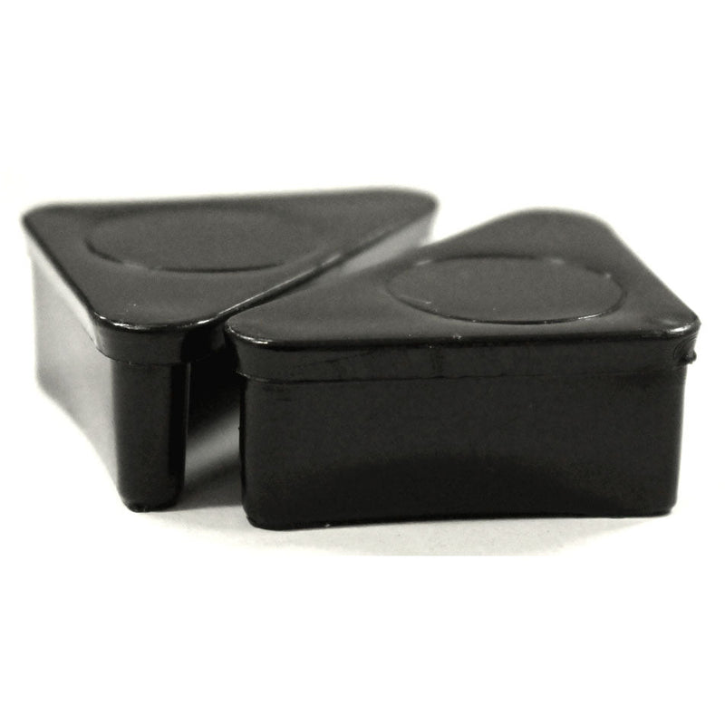 Triangular Plastic Cap For Metal Legs With 90 Degree Angle 1 1/2 X 1 1/2 Inch (Pack of: 4) - HI-44516-Z04 - ToolUSA