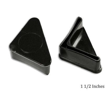 Triangular Plastic Cap For Metal Legs With 90 Degree Angle 1 1/2 X 1 1/2 Inch (Pack of: 4) - HI-44516-Z04 - ToolUSA