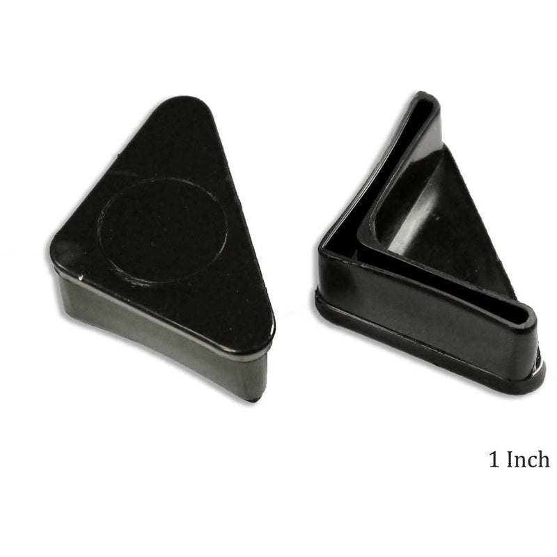 Triangular Plastic Cap For Metal Legs With 90 Degree Angle 1 X 1 Inch (Pack of: 4) - HI-44514-Z04 - ToolUSA