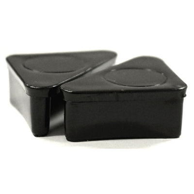 Triangular Plastic Cap For Metal Legs With 90 Degree Angle 1 X 1 Inch (Pack of: 4) - HI-44514-Z04 - ToolUSA
