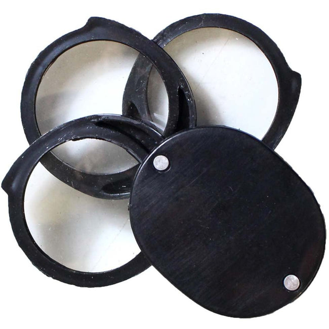 Triple Glass Lens Jeweler's Loupe - 5X Power (Pack of: 2) - MG-10715-Z02 - ToolUSA