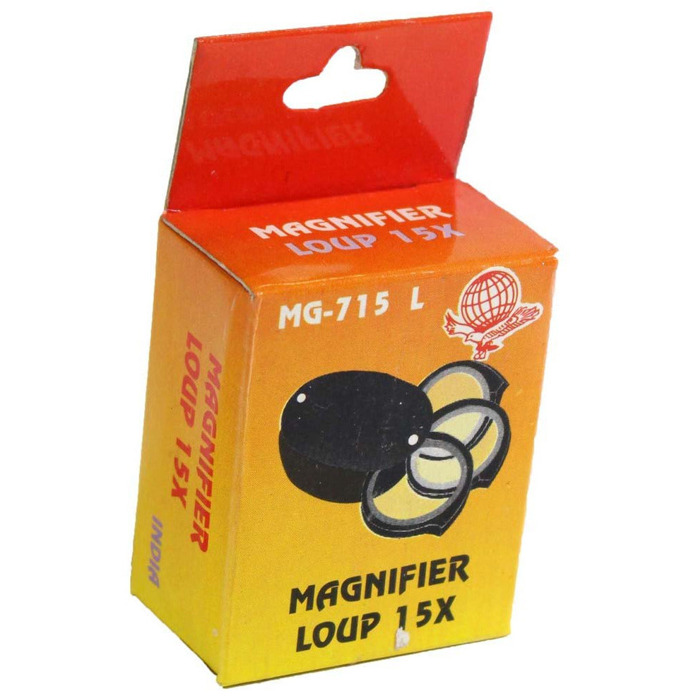 Triple Glass Lens Jeweler's Loupe - 5X Power (Pack of: 2) - MG-10715-Z02 - ToolUSA