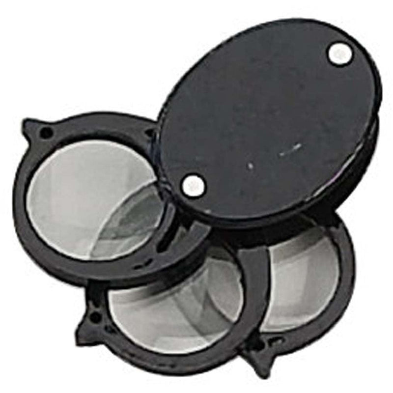 Triple Glass Lens Loupe - 4X Power Each (Pack of: 2) - MG-00715-Z02 - ToolUSA