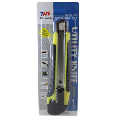 Utility Knife | ABS Frame & 14 Snap Blade Sections (Pack of 2) (Pack of: 2) - PK9003AB-Z02 - ToolUSA