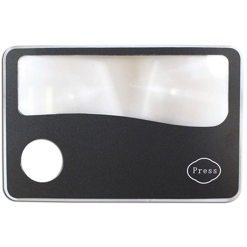 Wallet Sized 2x Fresnel Lens LED Magnifier - ToolUSA