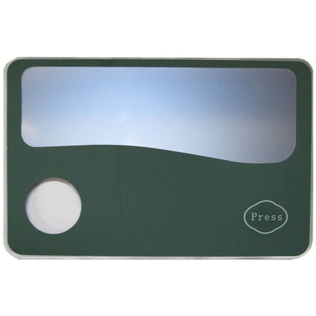 Wallet Sized 2x Fresnel Lens LED Magnifier - ToolUSA