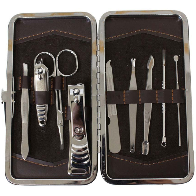 Wallet Style Manicure Set with 9 Stainless Steel Tools - B8400-09-YT - ToolUSA