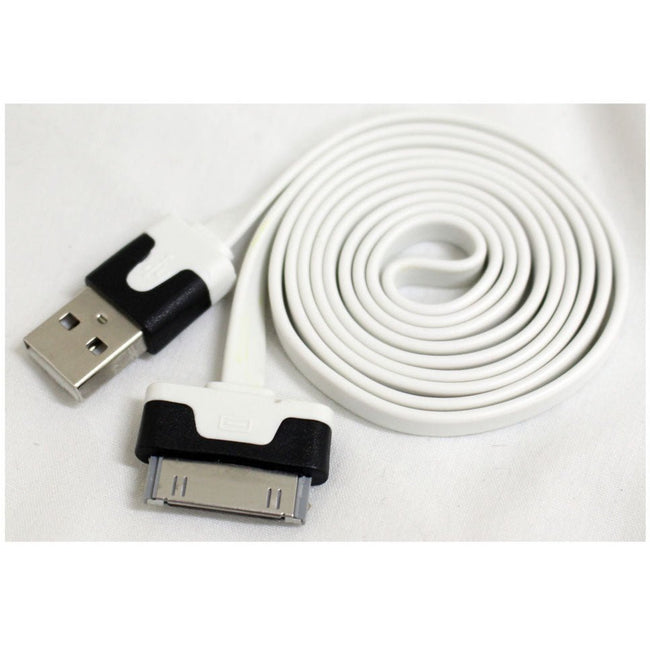 White USB Iphone 4 Charger, 3 Foot Long - L-AV125-YU - ToolUSA