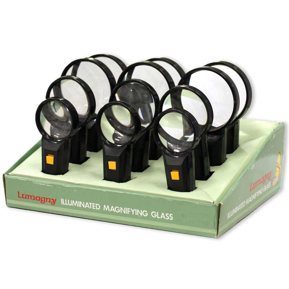 Wide Handle Illuminated Magnifier - ToolUSA