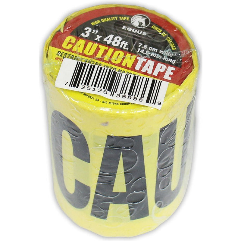 Yellow "Caution" Tape - 3 Inch x 48 Feet - TA-98651 - ToolUSA