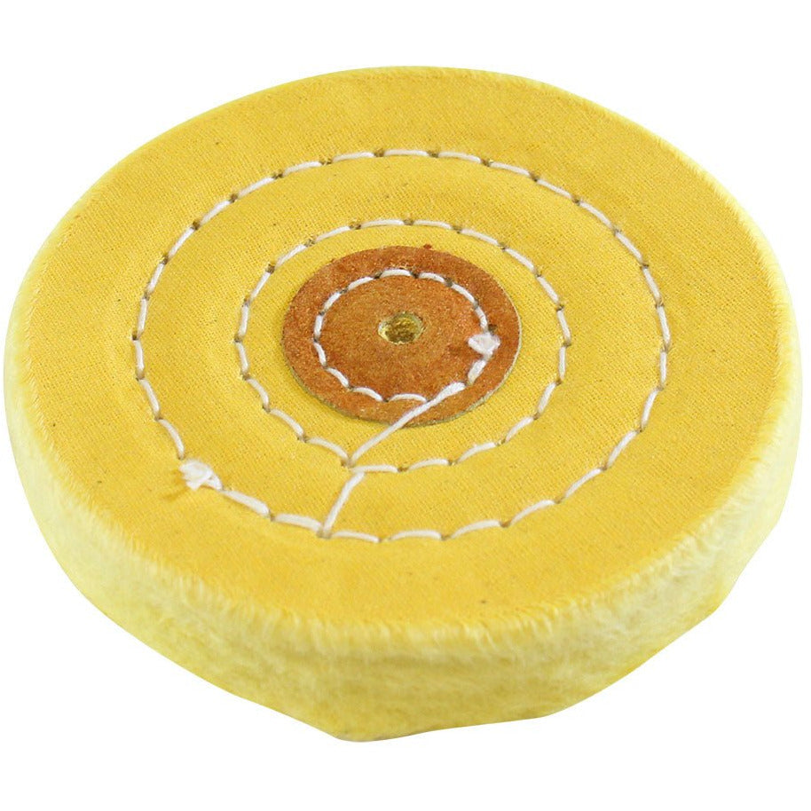 Yellow Cotton Polishing Wheel - ToolUSA