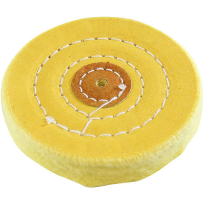 Yellow Cotton Polishing Wheel - ToolUSA