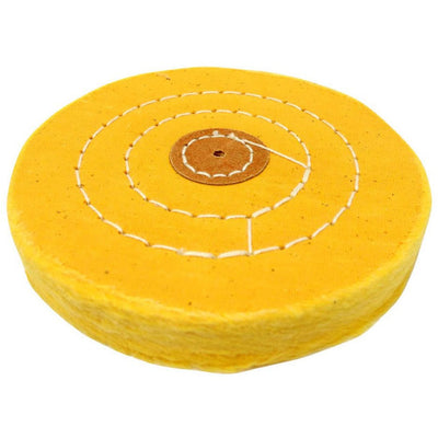 Yellow Cotton Polishing Wheel - ToolUSA