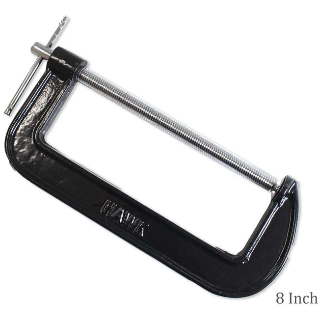 Zinc Plated Heavy Duty G-clamp - 8" - TZ03-07678 - ToolUSA