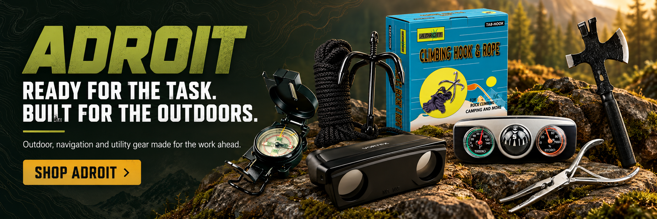 ADROIT outdoor, navigation and utility gear